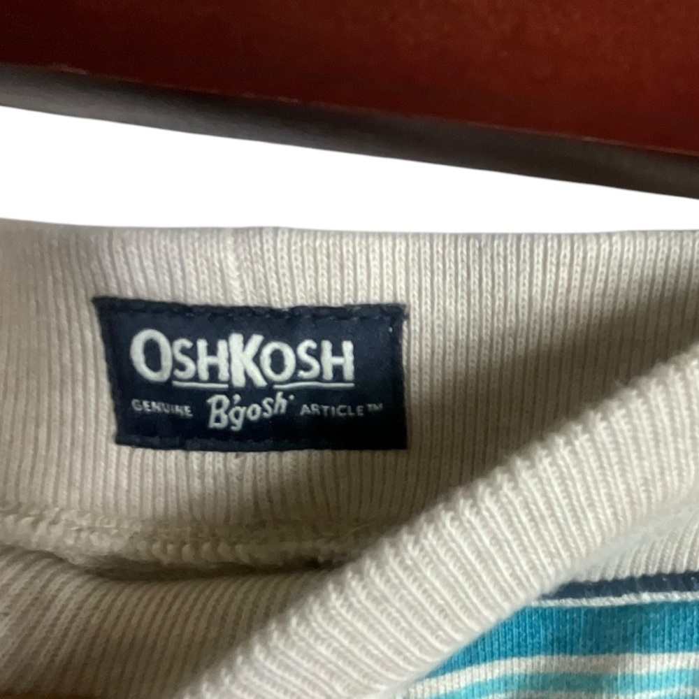 Oshkosh B’Gosh Multi Colored Striped French Terry Pull On Cotton Kids Shorts - Picture 10 of 12